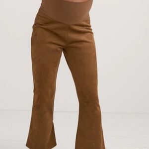 Hatch Suede Maternity Legging